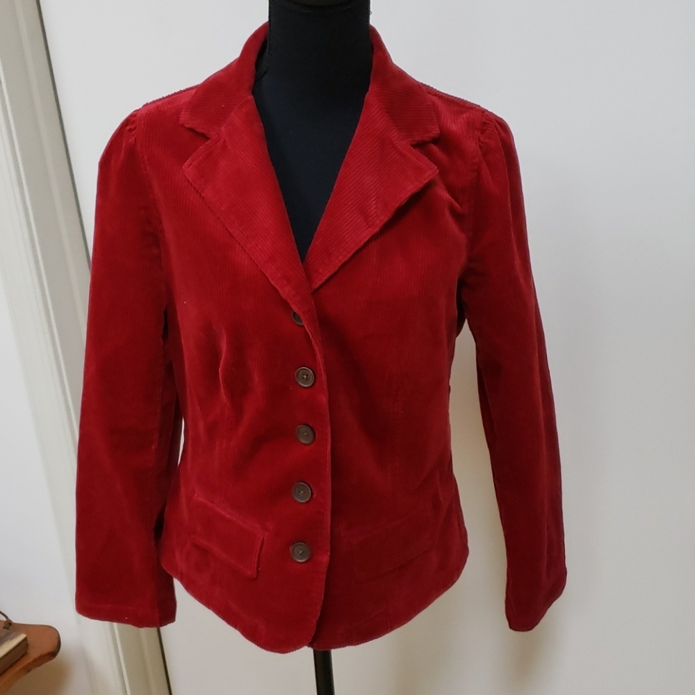 LRL , lauren jeans corduory size 10 jacket